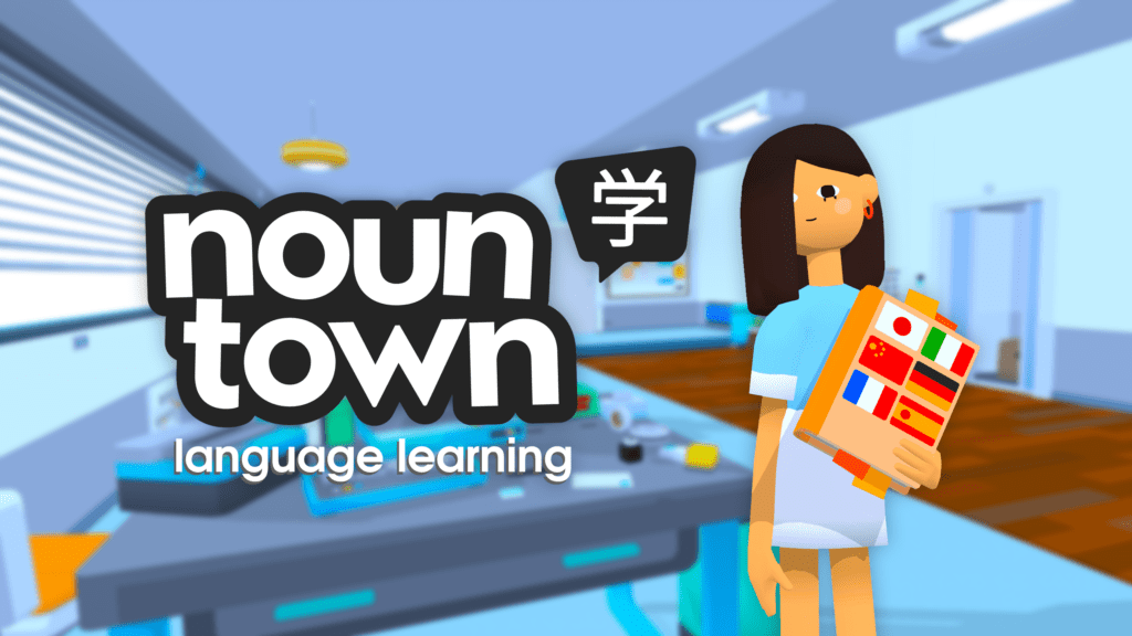 Noun Town VR app for language learning